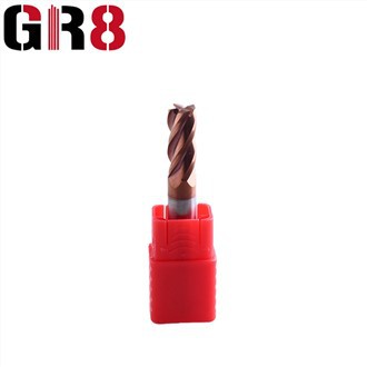 55HRC 4 Flautes Fresa plana